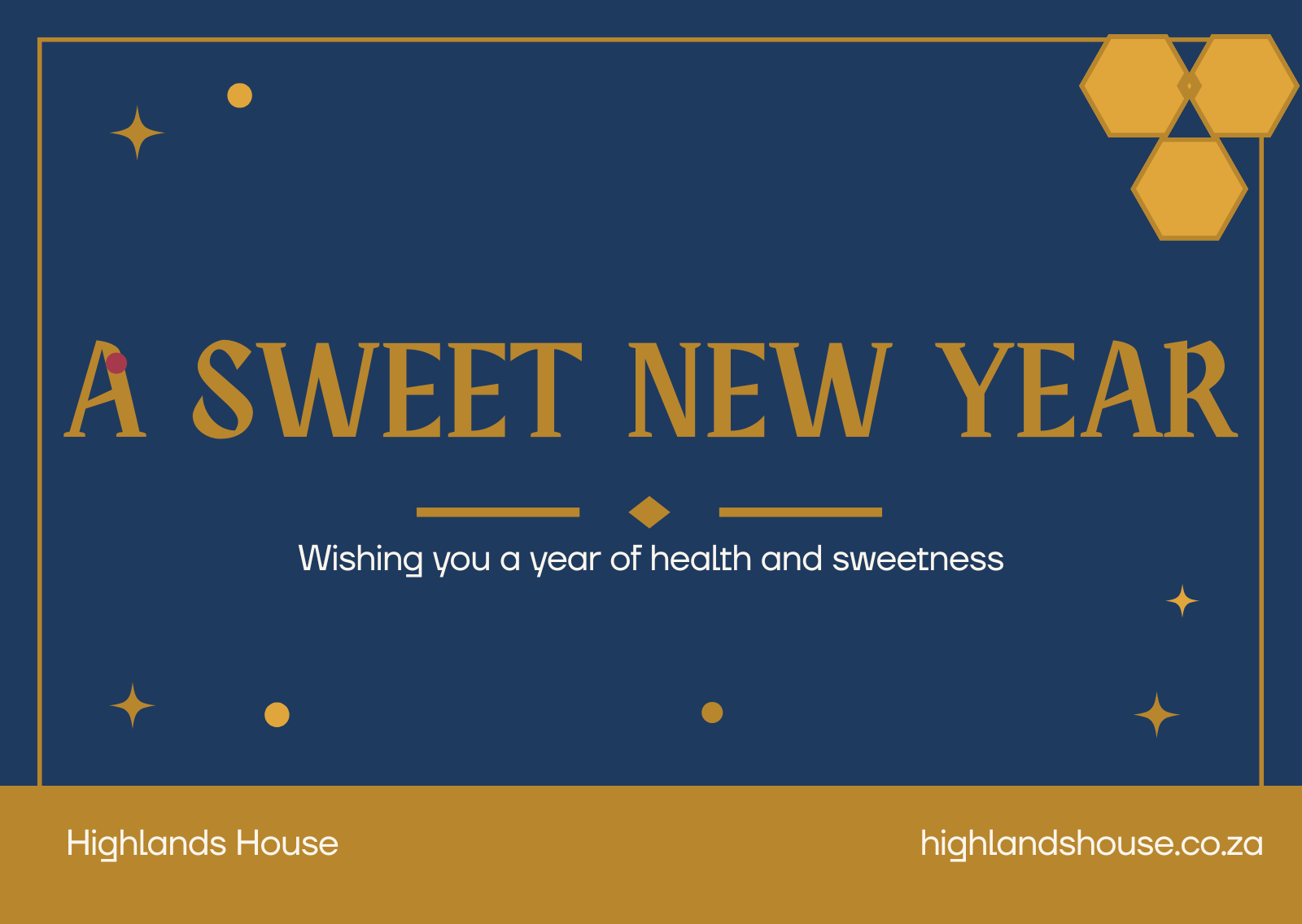 A Sweet New Year card